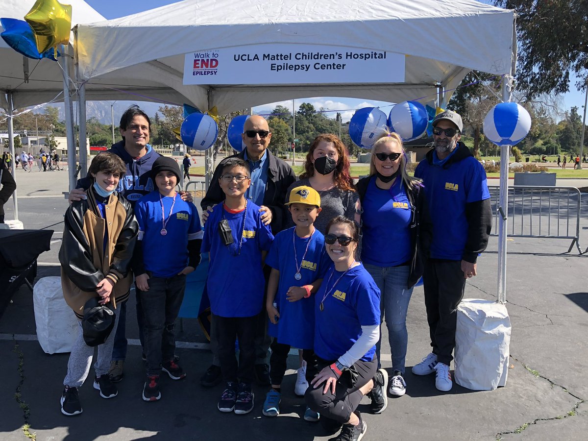 Team UCLA at the 2022 Epilepsy Walk this weekend!
