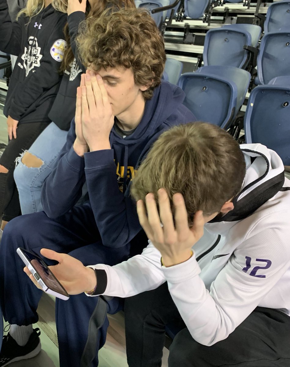 CrandallTimothy's tweet photo. One night while Cade and I were rooming together in Vegas for AAU we stayed up late talking about life and basketball. He told me that he was going to win State the next year. After 34 points and clutch FTs, he did it. I am still so proud of you Cade.

Reaction to those final FTs https://t.co/RIOrb2Bal4