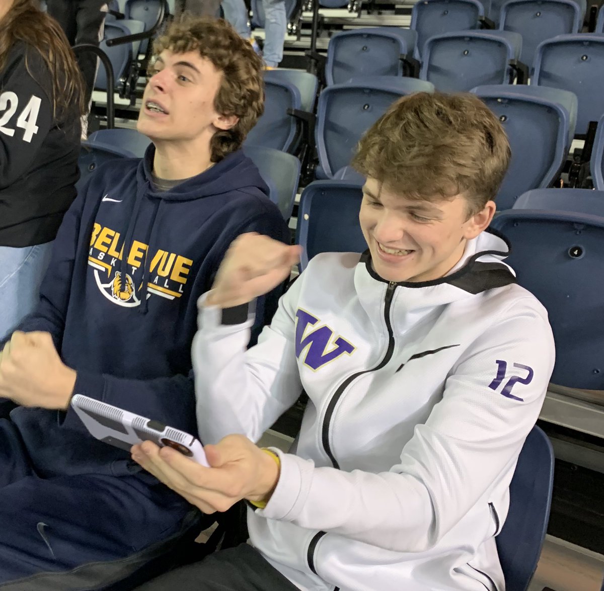 One night while Cade and I were rooming together in Vegas for AAU we stayed up late talking about life and basketball. He told me that he was going to win State the next year. After 34 points and clutch FTs, he did it. I am still so proud of you Cade.

Reaction to those final FTs