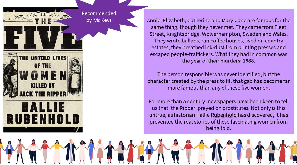 We are ready to celebrate one of our most loved days. All this week we are recommending books that #BreakTheBias these books are to be enjoyed by everyone. Let us know if you have enjoyed any or would like to read them #IWD2022 <a href="/HallieRubenhold/">Hallie Rubenhold</a> <a href="/SRA_StAlbans/">Samuel Ryder Academy</a>