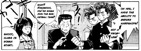 the expressions in slam dunk are cute as hell 