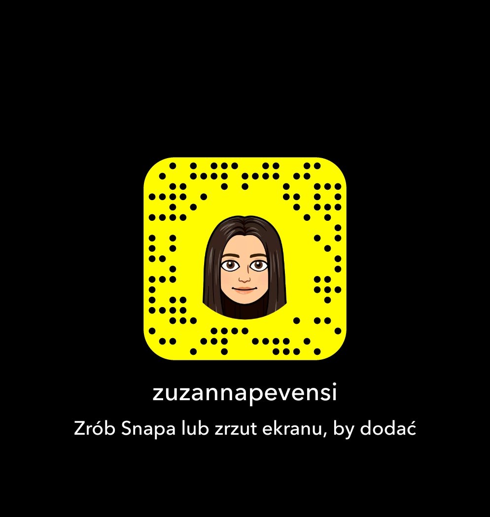 Dodaj mnie na Snapchacie! Nazwa użytkownika: zuzannapevensi snapchat.com/add/zuzannapev…