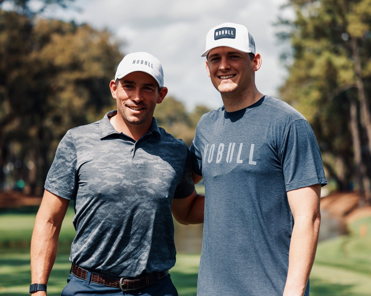 Just a couple of #NoBull athletes hanging out at @theplayerschamp.  Great walk on the back nine with <a href="/MacJones_10/">Mac Jones</a> at <a href="/TPCSawgrass/">TPC Sawgrass</a>, now we’re about to hit the gym 💪🏽