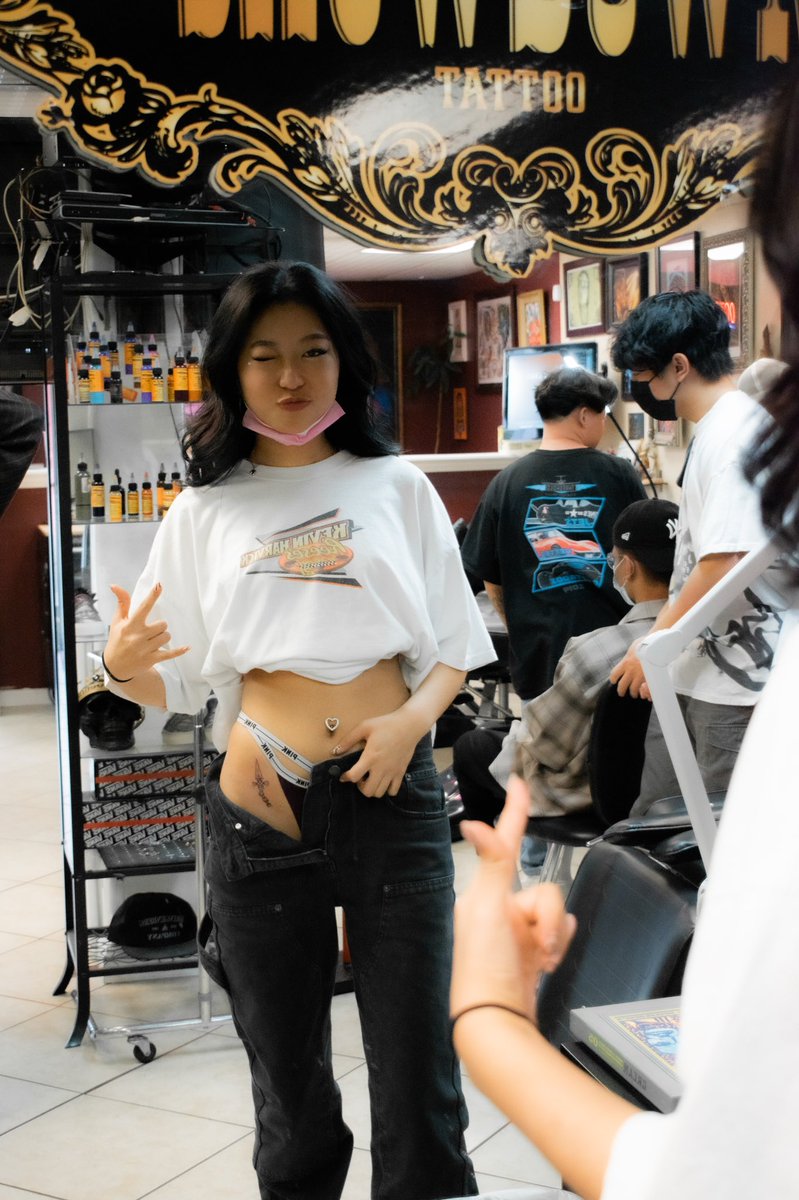 vline tats, ass tat is next 😏