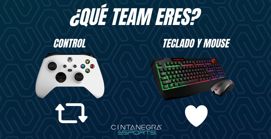 CintaNegraGC's tweet photo. Queremos saber qué team eres … 🎮 ⌨️ 🖱 #HaloInfinite #Halo https://t.co/BnbH3ikcM7