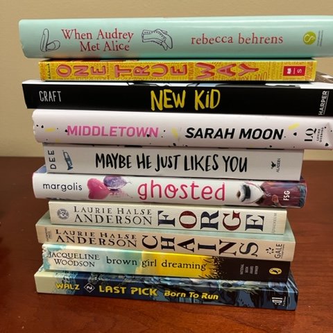 jenplucker's tweet image. Sharing my #engaging #book abundance with THREE #educators! 

1) Follow me @jenplucker

2) RT (or tag a friend so they can enter too!)

3) Comment which stack you want: #intermediate, #middleschool, or #highschool 

#Contest will run until 3/28