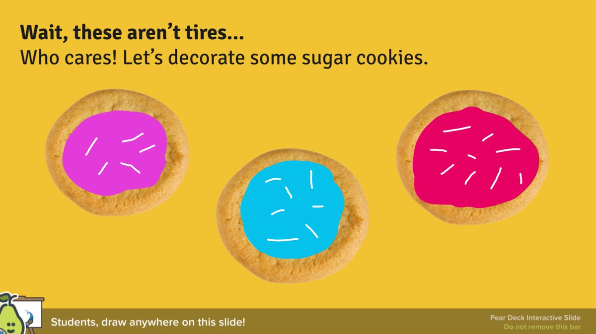 mrsbulman's tweet photo. #clsforensics enjoyed a quick #brainbreak while learning about tire evidence today. I love the level of engagement @PearDeck's drawing slides always elicit from my students. 🍐 #ShareThePear #PearDeckCoach #teachertwitter #edtech https://t.co/yQo1A0a0zY