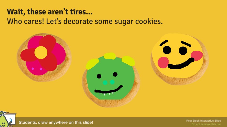 mrsbulman's tweet photo. #clsforensics enjoyed a quick #brainbreak while learning about tire evidence today. I love the level of engagement @PearDeck's drawing slides always elicit from my students. 🍐 #ShareThePear #PearDeckCoach #teachertwitter #edtech https://t.co/yQo1A0a0zY