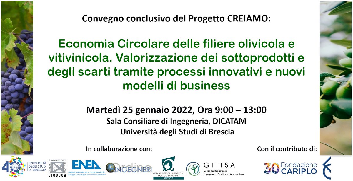 CREIAMO Project (Circular Economy) tweet media