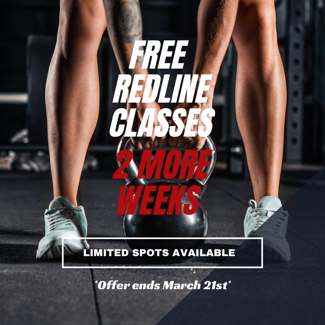 NorthRidge_Fit's tweet photo. TWO more weeks left of free RedLine classes‼️ 

Sign up at the front desk while spots are available!!!!💪🏼 https://t.co/87zNbSXGyh