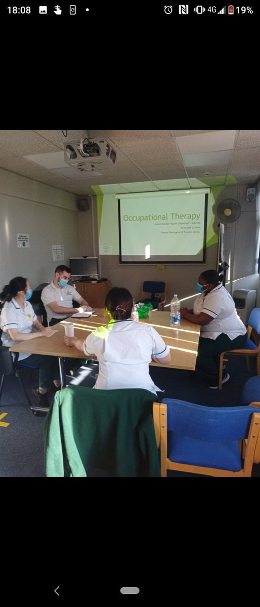 Provided an insight into the role of OT in acute mental health at <a href="/CNWLNHS/">CNWL NHS FT</a> to our <a href="/HillingdonNHSFT/">The Hillingdon Hospitals</a> Band 5 OT neighbours today. We spoke about the importance of holistic care and what we need from eachother to support our patients best. Great networking  #HillingdonOTs