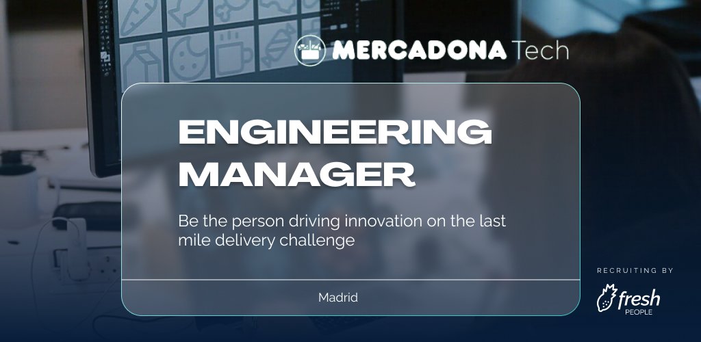 Hay posiciones donde la oportunidad de crear, dejar un legado e impactar en un sector es tan grande que alucinas con la de opciones que se presentan. 

Dejadme hablaros de <a href="/MercadonaTech/">@mercadonatech</a> y la posición de #Engineering #Manager en #Madrid

qué?? Mercadona?? 
Sigue leyendo 👀 🥬 🍍