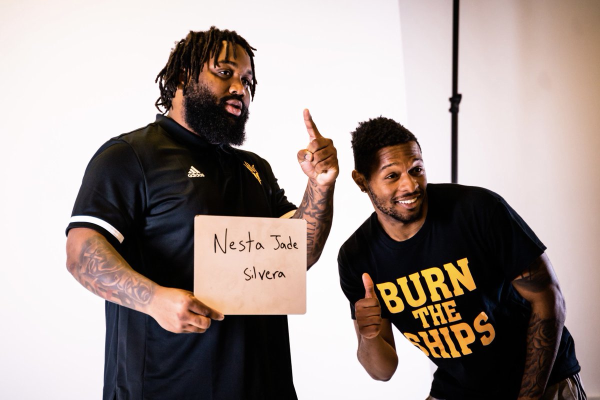 ASUFootball's tweet photo. fresh flicks for fresh faces 📸😄 https://t.co/0P2iqG9pfu