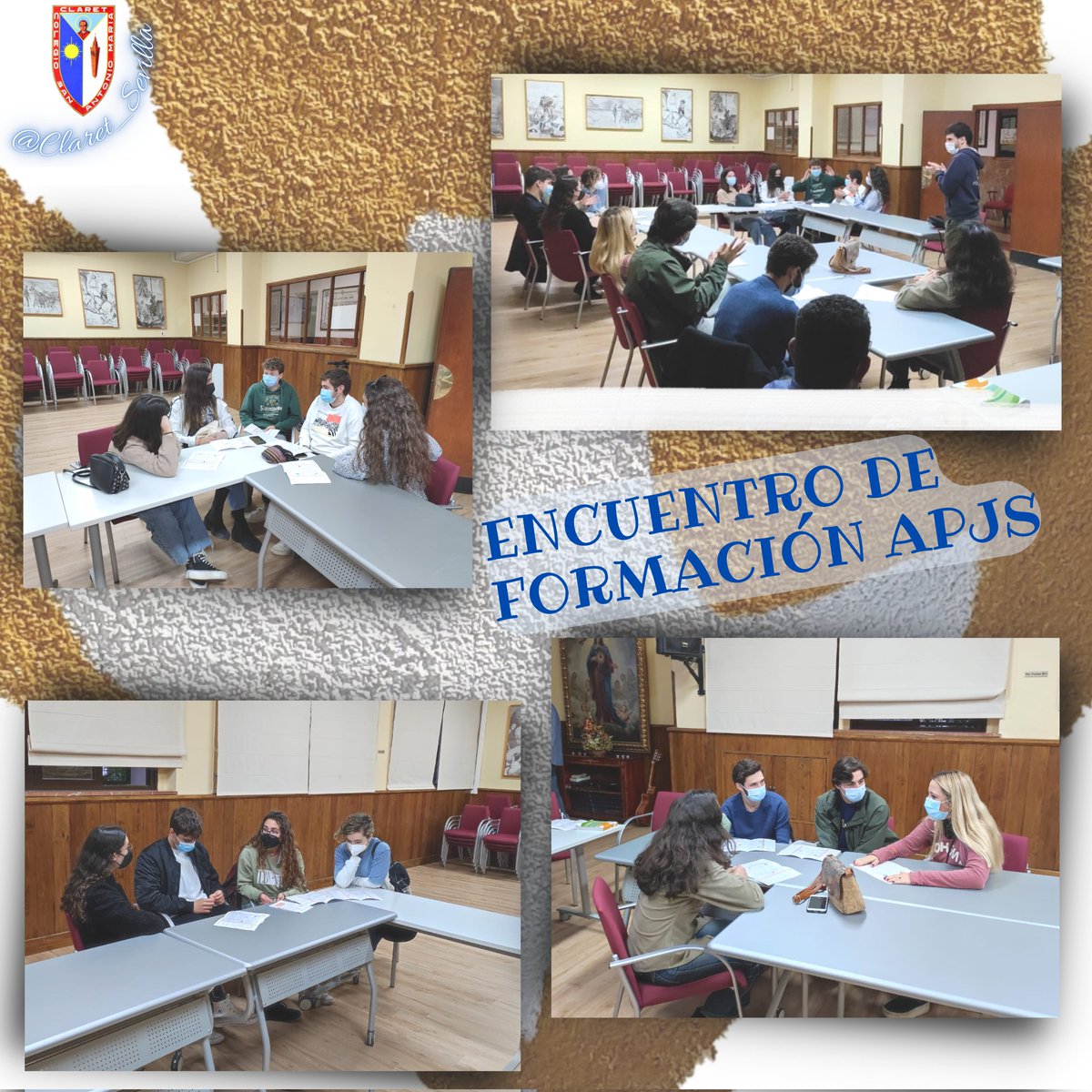 Claret_Sevilla's tweet photo. #Claret22 Ayer, domingo 6 de marzo, tuvimos un encuentro 🤝 de formación de APJs animado por el equipo de PJV 😇. Profundizamos en la necesidad de adaptarnos en el anuncio del Evangelio 📖 #formaciónarácnida @pjvfatima.sp #pastoralClaret https://t.co/dNLM5ZgWQk