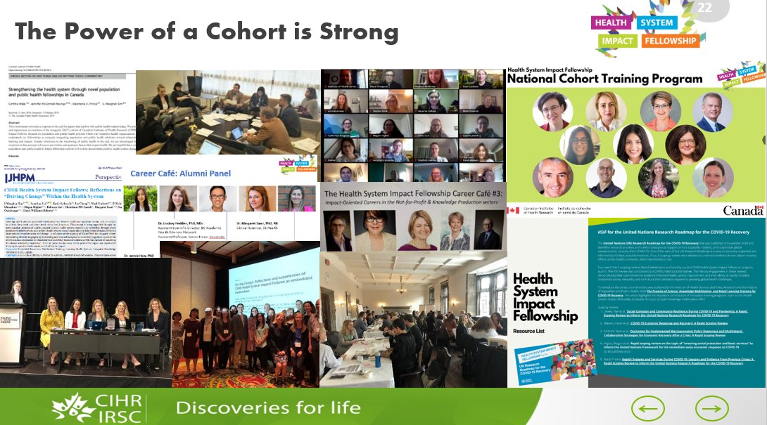 Meghan McMahon (@mcmahon_meg) on Twitter photo #CIHR_ImpactFellows National Cohort Retreat is kicking off shortly & I am so excited for the learning, collaboration & collective impact this event sparks! Thx to the National Cohort Training Program for leading the charge #NCTP_NCR2022
@ihspr_cihr <a href="/RickGlazier1/">Rick Glazier</a> <a href="/Marshall_HEcon/">Dr. Deborah A Marshall Research Team</a> #CIHR_ImpactFellows National Cohort Retreat is kicking off shortly & I am so excited for the learning, collaboration & collective impact this event sparks! Thx to the National Cohort Training Program for leading the charge #NCTP_NCR2022
@ihspr_cihr <a href="/RickGlazier1/">Rick Glazier</a> <a href="/Marshall_HEcon/">Dr. Deborah A Marshall Research Team</a>