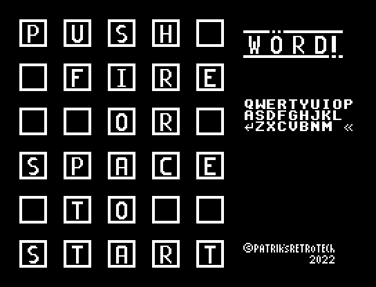 Arnaud de Klerk  𝐓𝐇𝐄 𝐅𝐈𝐋𝐄-𝐇𝐔𝐍𝐓𝐄𝐑 on X: MSXDev'22 - Word! The  2nd MSXDev'22 entry is here for you: Word! Play online:   Have fun! @msxall @FutureDiskMsx @msxsnatcher  @klaxmsx @MSXunderground @msxorg @Indie_RetroNEWS @