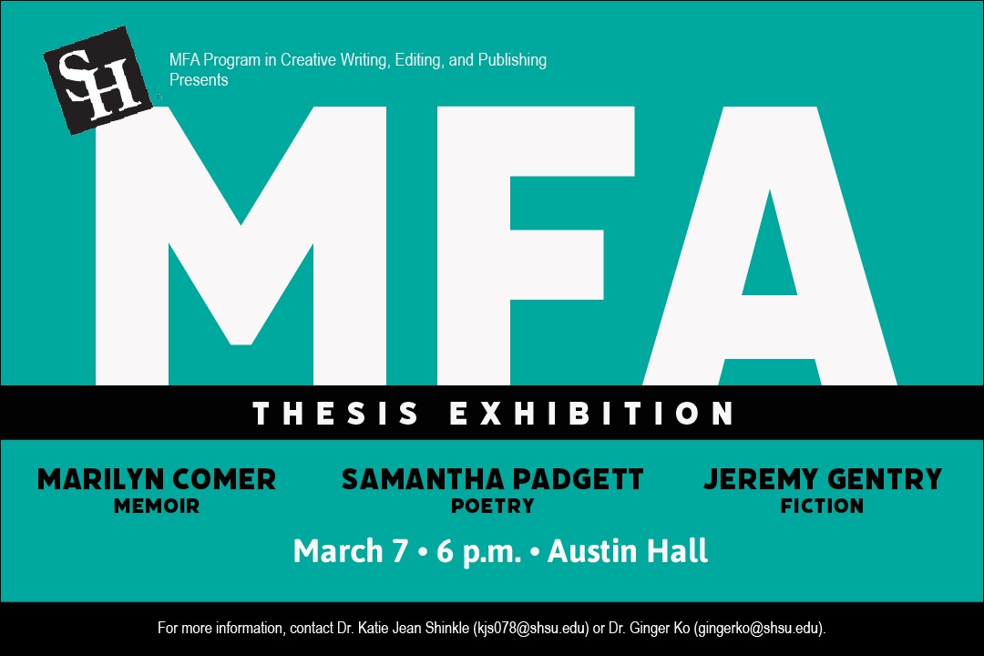 SHSU MFA Creative Writing, Editing, & Publishing tweet media