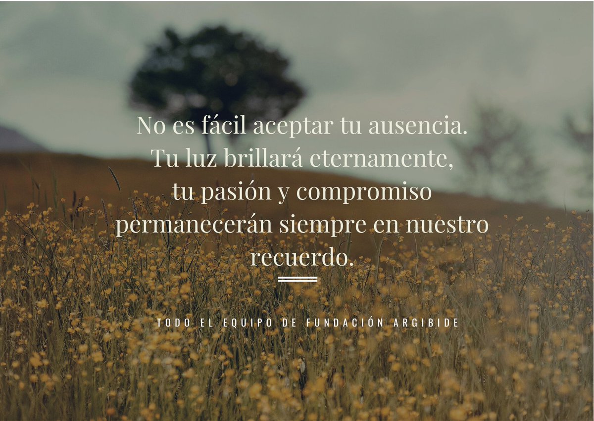 fundargibide's tweet photo. El pasado 3 de marzo falleció D. Pedro Enrique Muñoz Rodriguez, fundador y miembro del patronato de @fundargibide Todo el personal de Fundación Argibide, patronos y trabajadores se unen al dolor de toda su familia por esta triste pérdida. Siempre estarás en nuestro recuerdo. https://t.co/CBw4iC6Bub