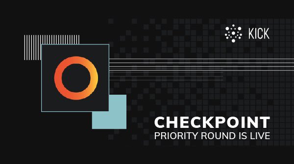 CryptoBoomNews's tweet photo. .@CheckpointToken priority round is LIVE on @kicklaunchpad !
 
💎 Price: $0.01
💎 Ends:  2022 March 8 12:00 PM UTC.
💎 Requirements to participate: 10,000 KICK staked in a locked pool
💎 Requirements to endorse: 10,000 KICK staked in a locked pool

🔗 https://t.co/LIZT5F2gJZ https://t.co/asRSGvanml