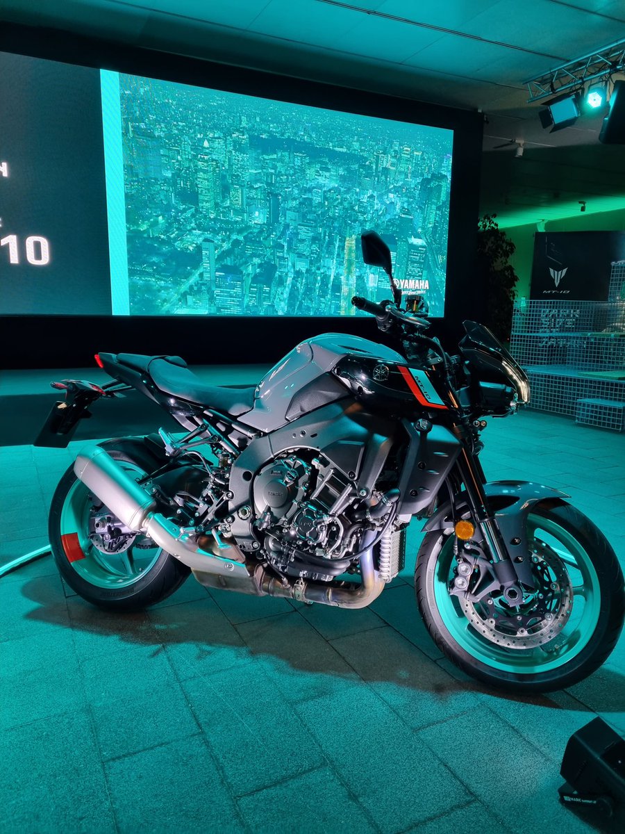 YMUKofficial's tweet photo. Presentation time at the MT-10 Press launch! Tomorrow, you’ll get to hear what journalists think!
#MT10Test
#DarkSideofJapan https://t.co/IK7OTj95as