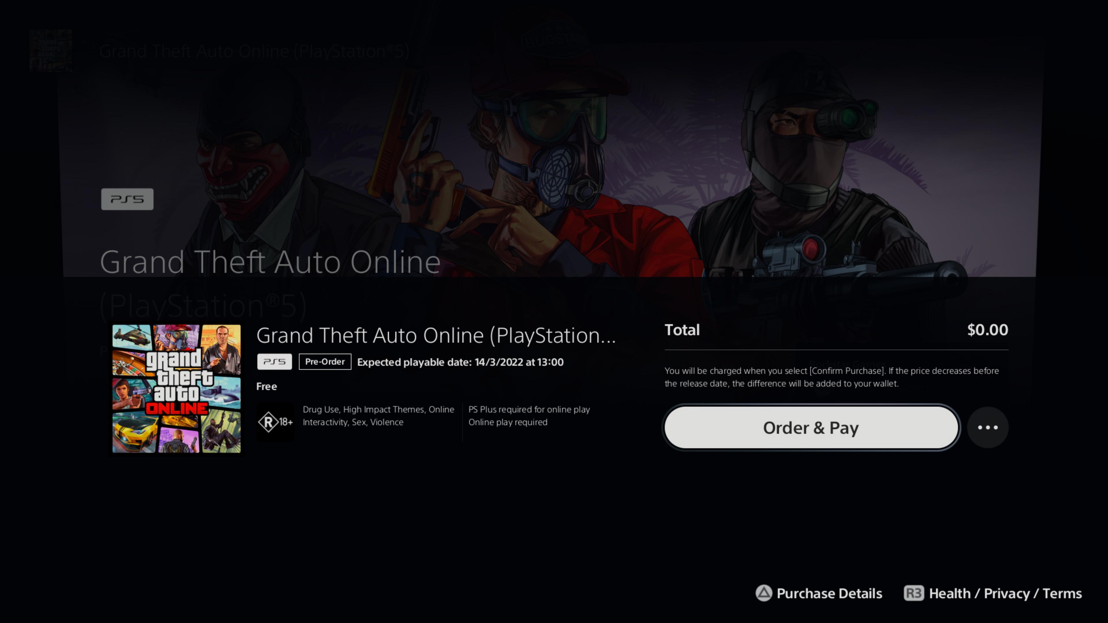 How to get GTA Online for free on your PlayStation 5