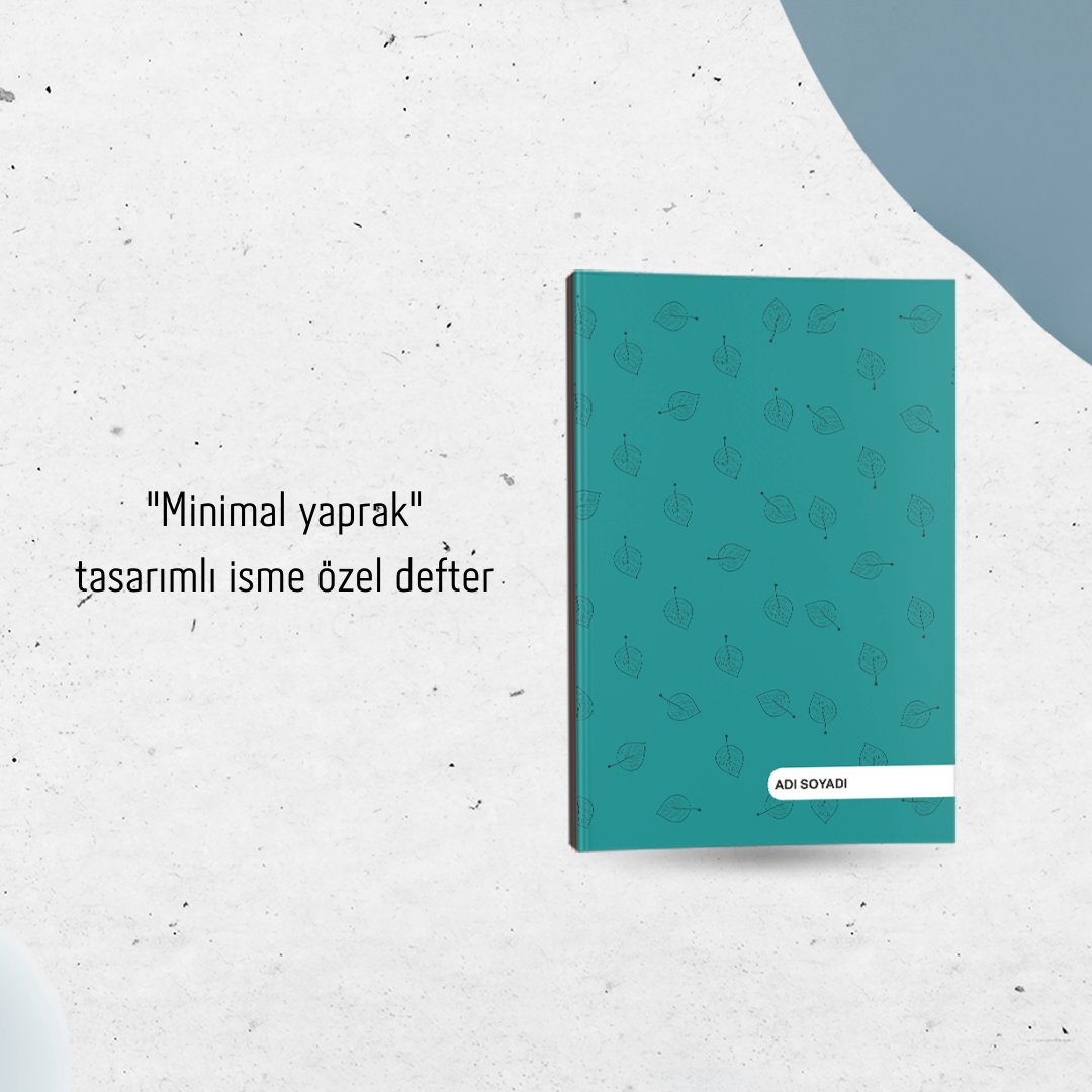 "Minimal yaprak" temalı isme özel defter. 

#defter #hediyelikeşya #kişiyeözelhediye #defterbastır #kişiyeözeldefter #deftertasarımı #hediyelikdefter #yaprak #book #notebook #isimlidefter #isim