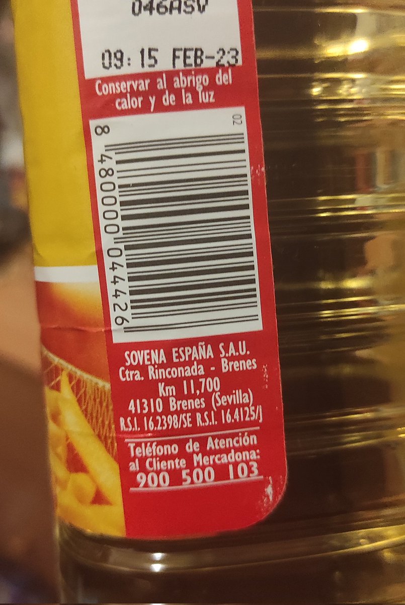 AntigonaTrivia's tweet photo. Sobre el aceite de girasol de Mercadona:
Ha subido de precio por la guerra en Ucrania, su aceite es de una empresa Española que compra la semilla en España y Argentina.
Ahí lo dejo. https://t.co/t30CRifX4P