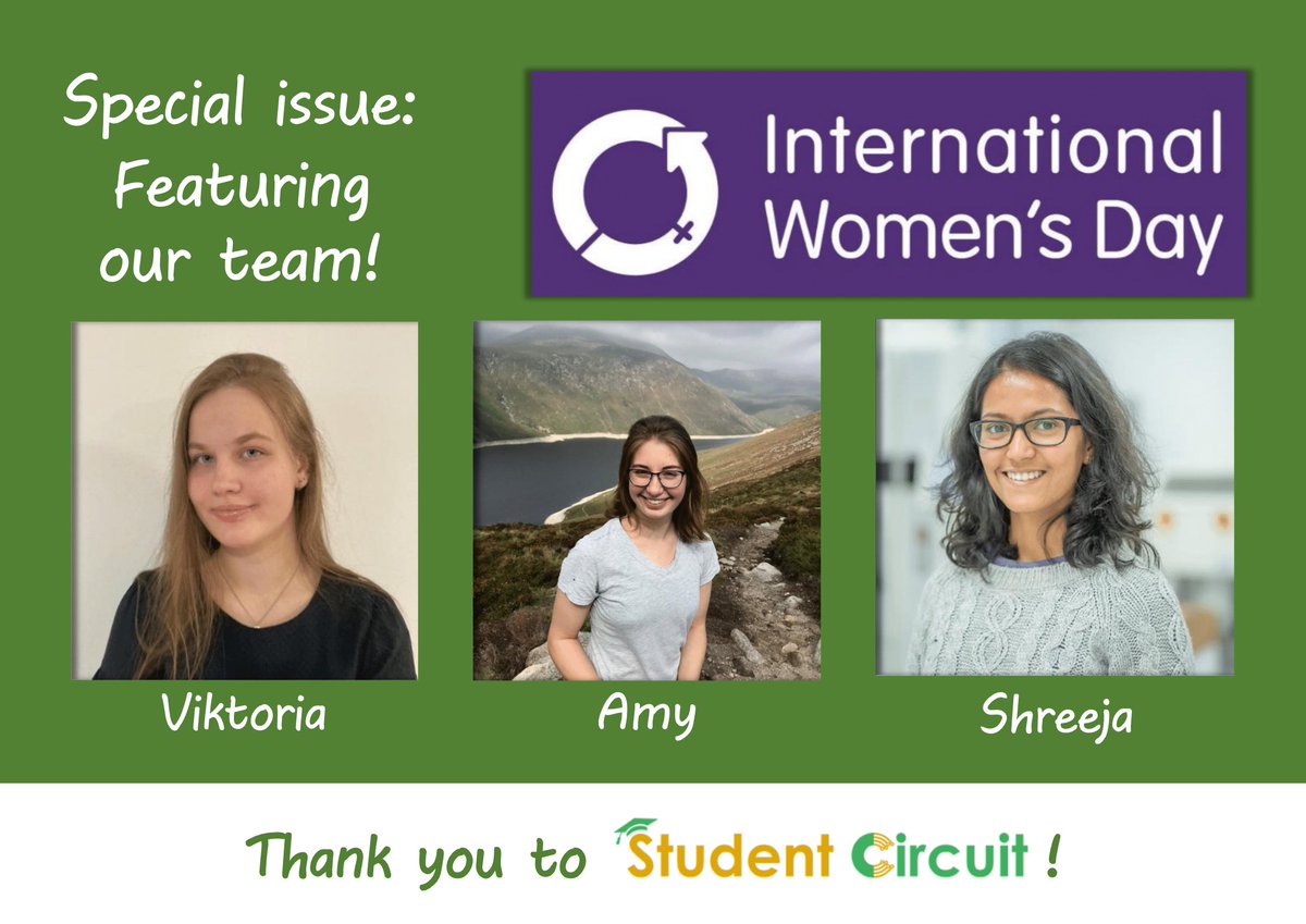 Happy International Women's Day!💜

We're super proud to have three of our team members feature in @student_circuit's #IWD special issue!🌟

Viktoria: student-circuit.com/blog/iwd-contr…

Amy: student-circuit.com/blog/encouragi…

Shreeja: student-circuit.com/blog/the-unive…

#WeAreUoN #STEM #WomenInSTEM #interview