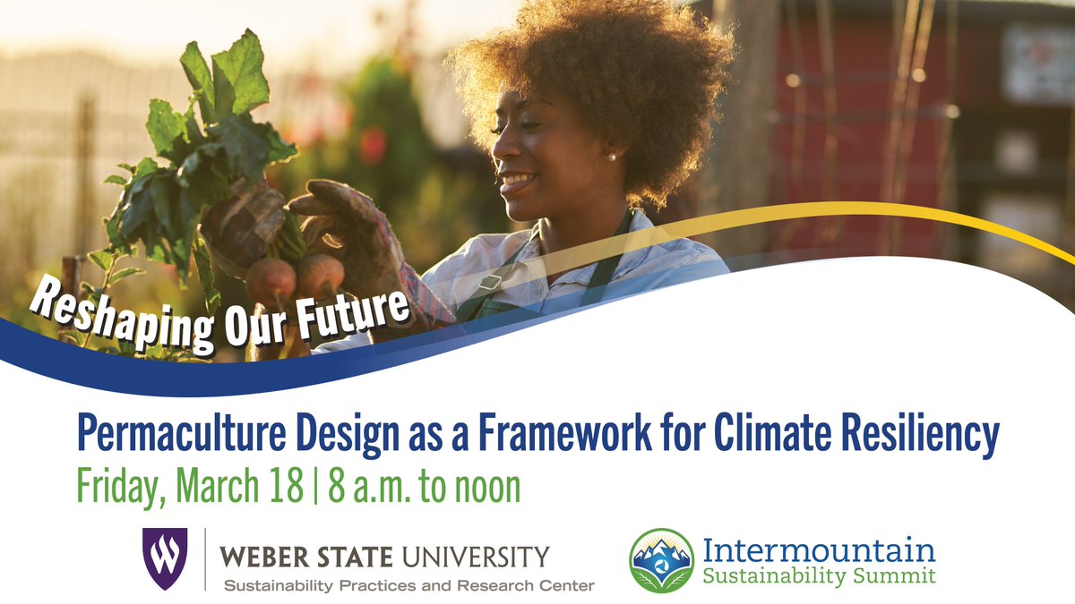 WSUsustainable's tweet photo. Sign up for the workshop led by Roslynn McCann from USU to learn about how permaculture's design process can guide human communities in achieving the resilience and regenerative capacity of natural ecosystems.

Learn more and register at https://t.co/SjkL3yHqTt https://t.co/DYyWXdq0NP