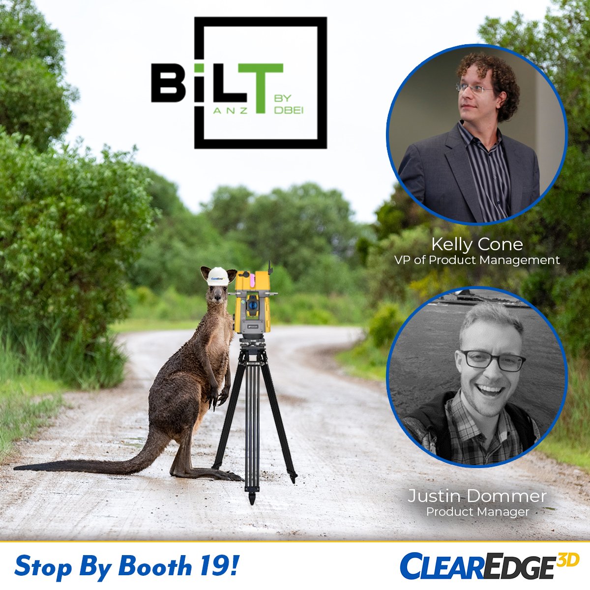 ClearEdge_3D's tweet photo. Headed to Sydney for #BILTANZ? So are we!
@Gkellycone and Justin Dommer are en route to the land down under to represent #ClearEdge3D at the conference.
Stop by Booth 19 from March 10th-12th to get the scoop on the latest versions of EdgeWise, Rithm, and Verity! https://t.co/47m5x6AqWx