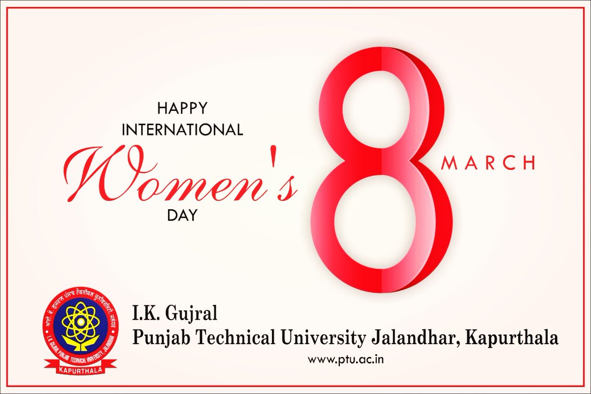 IKGujralPTU's tweet photo. A woman is the full circle. Within her is the power to create, nurture and transform.”~ Diane Mariechild
Happy #InternationalWomensDay2022 
👏👏 https://t.co/MpMEyk50G7