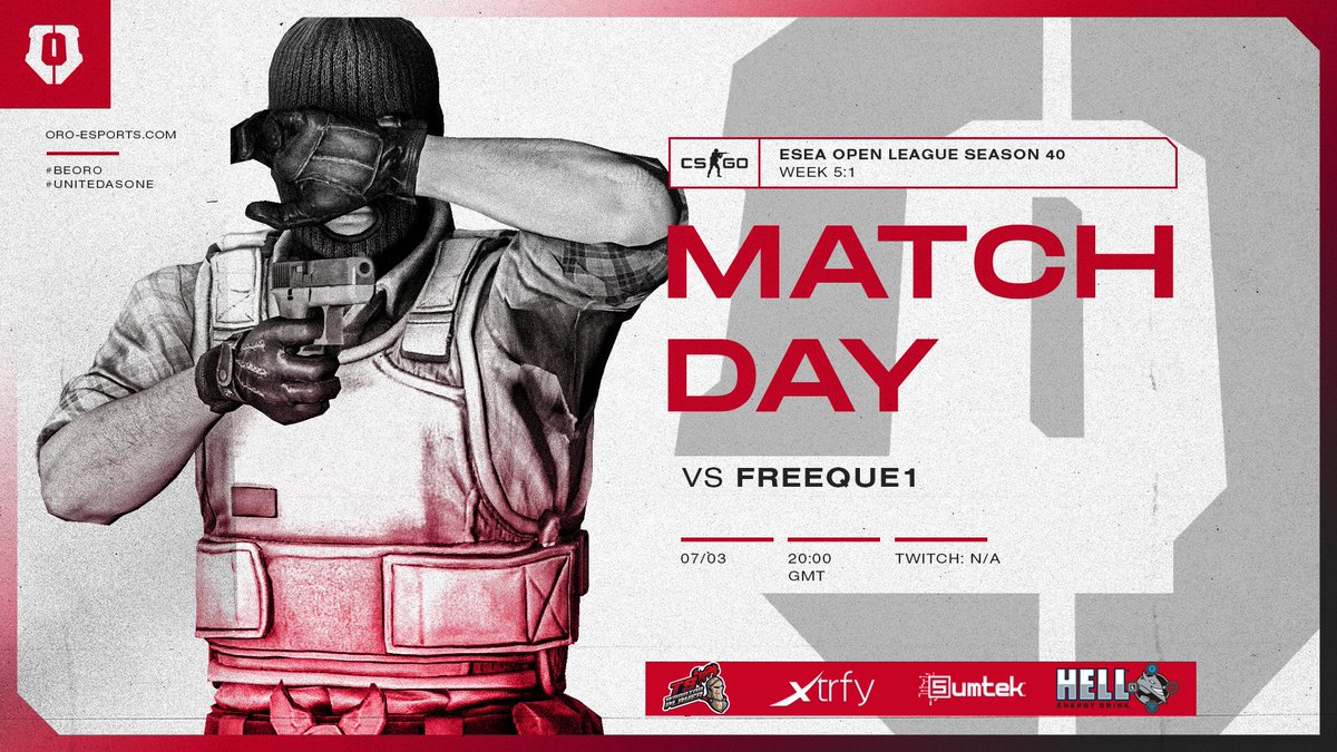 OROGG_'s tweet photo. Depois do QA @MasterLeaguePT voltamos à @ESEA! 🔥
Estamos 5-5 na @ESEA queremos a vitória para ficarmos positivo na @ESEA! Os @OROGG_ Legends joga contra os #FreeQue1 🇫🇮! 💪
📺 https://t.co/dGRVGuzQyA (20:00)
@TSWarriorPlayer @Xtrfy @SumtekI @HellPortugal
#BEORO #UNITEDASONE https://t.co/3fIXiXFf6a
