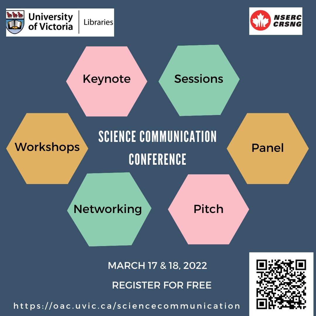 ltsuvic's tweet photo. UVic libraries is working w/ BIPOC #SciComm experts and STEM professionals across Canada to bring you a virtual conference on March 17-18. 
Learn and get inspired by our excellent line of Black, Indigenous, People Of Color speakers in STEM! Check out the website for more details! https://t.co/WcPbTUU83R