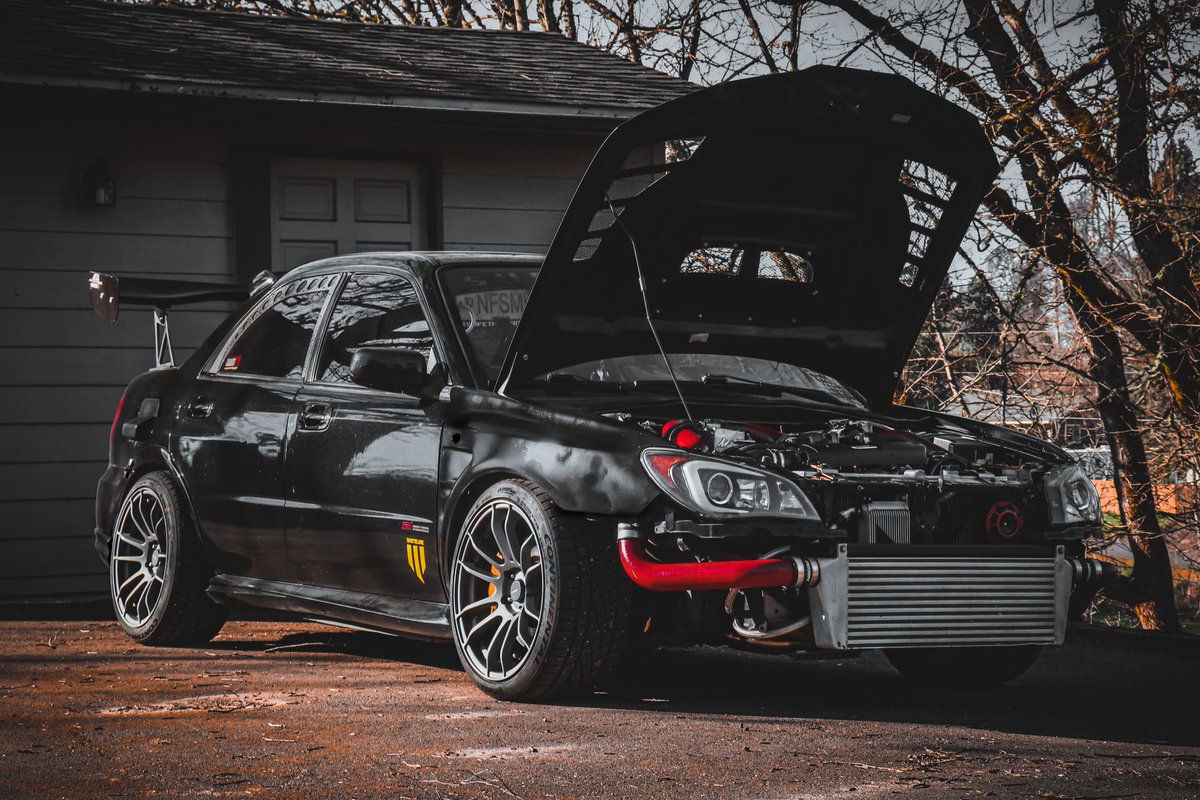 fallenblacklist's tweet photo. Gut Her and Flutter. 🐌
//
#nythawk #stage2step #gutherandflutter #subaruwrxsti #ej25 #iagperformance #blouchturbo #turbosmart #tomei #aprperformance #brembo #bcracing #whiteline #knfilters #aem #grimmspeed #perrin #cobb #mishimoto https://t.co/CxmJAPQpGx