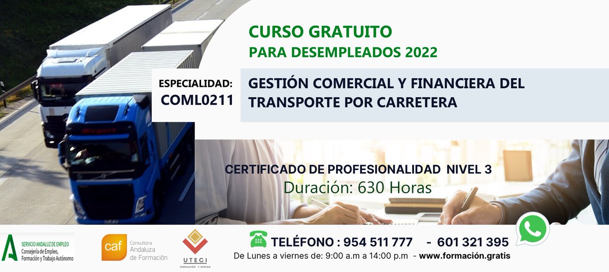 GrupoFormalia's tweet photo. #Curso #Gratuito 📍#Sevilla👉Gestión Comercial y Financiera.  Certificado de #Profesionalidad Nivel 3. Organizado por la Junta de Andalucía. Más Información:  Web: https://t.co/USdLMfaJlH 
o llámanos al : ☎️ 955 156 460 - 954 511 777 https://t.co/eudDGkkBrZ