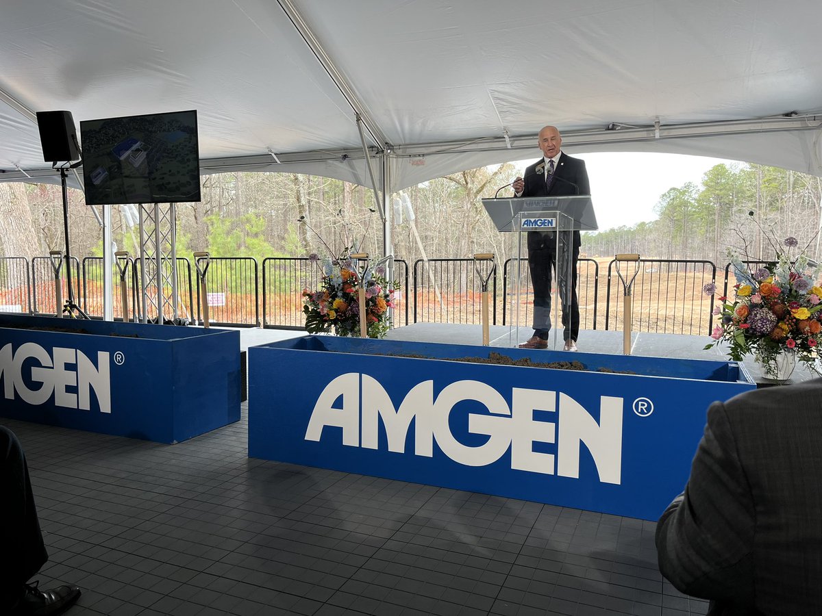 WakeGOV's tweet photo. .@SigHutchinson: Wake County was the right choice for @Amgen. We invest in education, our workforce, and our parks and greenways to ensure our residents have the highest quality of life. #TriangleDelivers #WakeEconDev #biotechhub https://t.co/eF8mfuvnhV