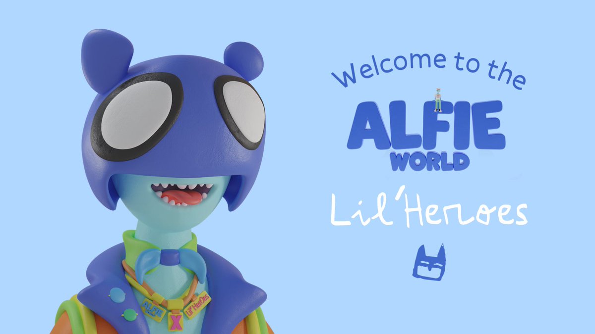 THEALFIEWORLD's tweet photo. I’m happy to welcome @LilHeroesNFT to the Alfie World, the family will never stop growing !wat 🌈✨ https://t.co/dHFzKUlZFD