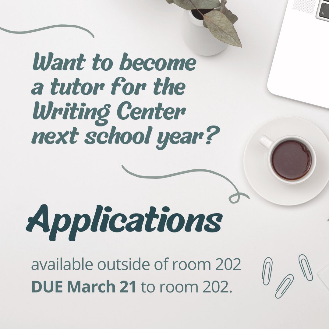Seeking students who are interested in helping other students. Applications and informational brochure outside of room 202. Current tutors who would like to return next year must complete an application. <a href="/FossilRidgeKISD/">Fossil Ridge High School</a> <a href="/AvidRidge/">Fossil Ridge AVID</a>
