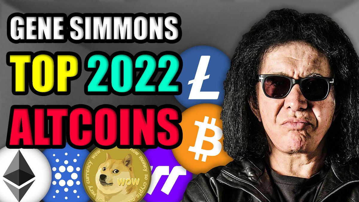 AltcoinDaily's tweet photo. Gene Simmons REVEALS His 10x #Crypto Portfolio #ThrowbackThursday 

WATCH 👇
>> https://t.co/eWyOl5UXw3 https://t.co/uaN7e2AZ46