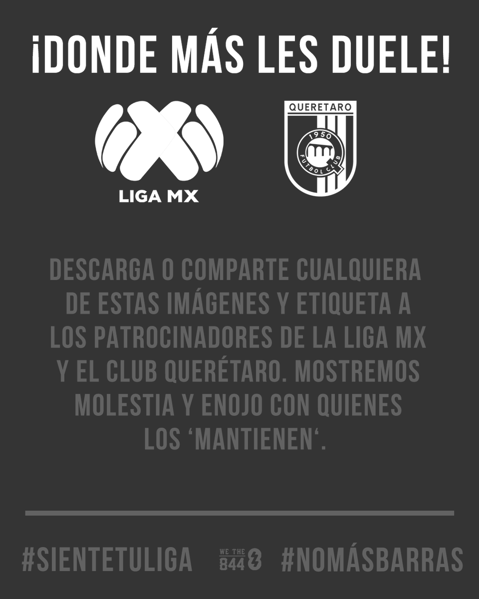 wethe844's tweet photo. 😡 #NoMásBarras #SienteTuLiga ⚽
Necesitamos un cambio drástico, no medidas tibias @ligabbvamx. Que los patrocinadores oficiales de la Liga y el @club_queretaro se den cuenta del producto que promueven. 
(1/14 🧵👇) 
#Queretaro #Atlas https://t.co/Pi7wn0t6bM