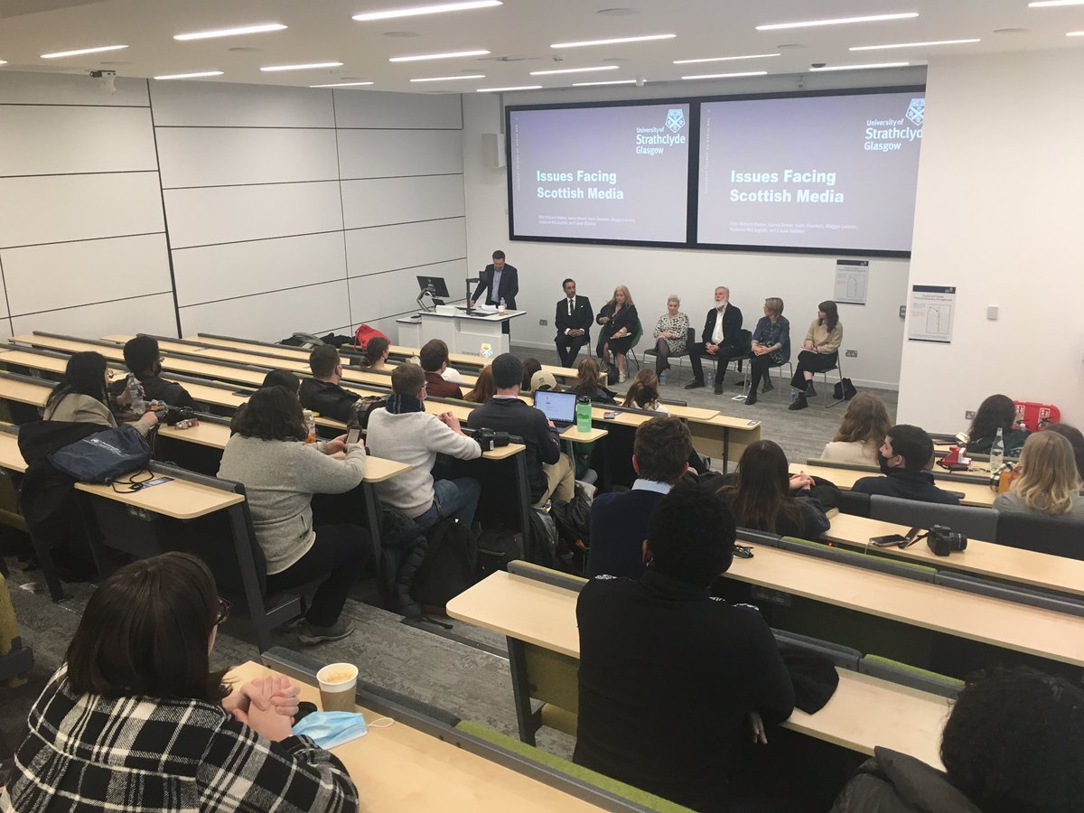 Department of Humanities, Uni Strathclyde (@strathhum) on Twitter photo Great turnout at the panel Issues Facing Scottish Media with journalists and activists across Scotland <a href="/AamerAnwar/">Aamer Anwar✊🏾🏳️🌈#BlackLivesMatter</a> <a href="/Karin_Goodwin/">Karin Goodwin</a> <a href="/MaggieLennon1/">Maggie Lennon</a> <a href="/Suzemclaughlin/">Suzanne McLaughlin</a> <a href="/LauraEWebsterr/">Laura Webster</a> & a guest delegation from <a href="/PennState/">Penn State News</a>. Great turnout at the panel Issues Facing Scottish Media with journalists and activists across Scotland <a href="/AamerAnwar/">Aamer Anwar✊🏾🏳️🌈#BlackLivesMatter</a> <a href="/Karin_Goodwin/">Karin Goodwin</a> <a href="/MaggieLennon1/">Maggie Lennon</a> <a href="/Suzemclaughlin/">Suzanne McLaughlin</a> <a href="/LauraEWebsterr/">Laura Webster</a> & a guest delegation from <a href="/PennState/">Penn State News</a>.