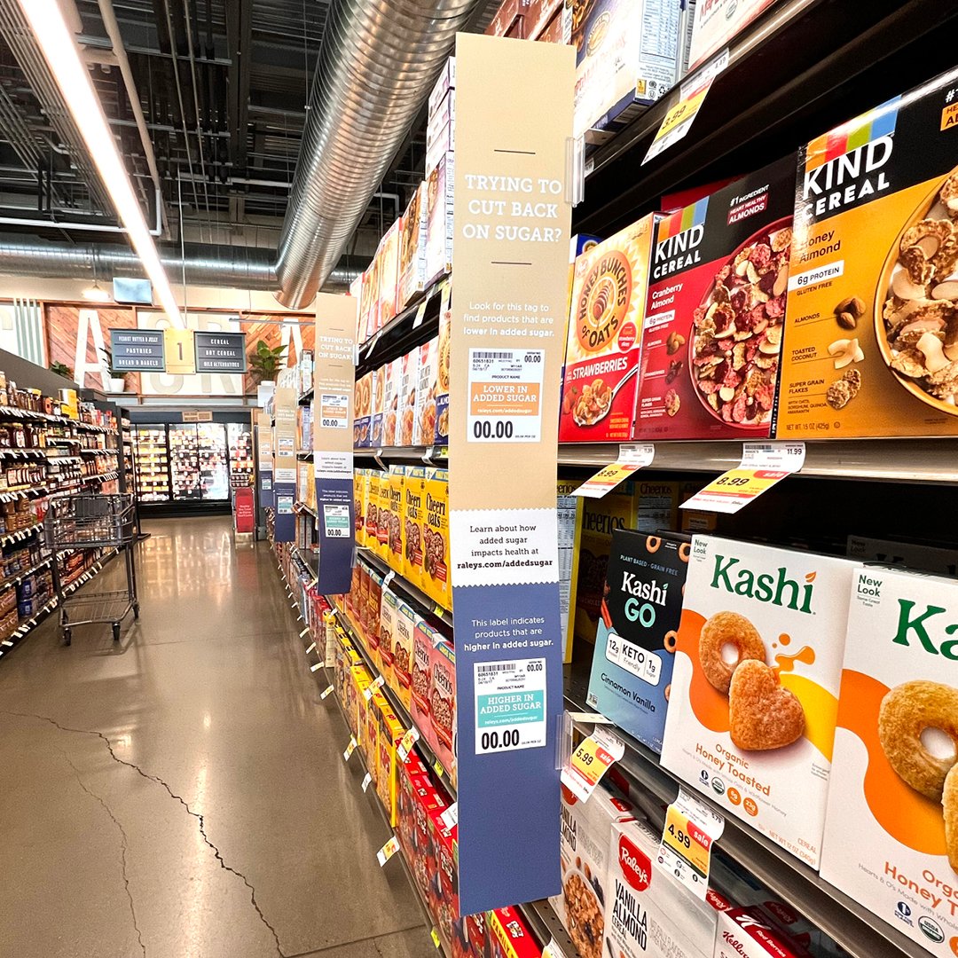 Raise a spoon for National Cereal Day, a good time to remember that this breakfast staple wasn't always associated with added sugars. We launched the <a href="/raleys/">Raley's</a> sugar awareness campaign in 2018 in the cereal aisle to empower our customers to make informed decisions.