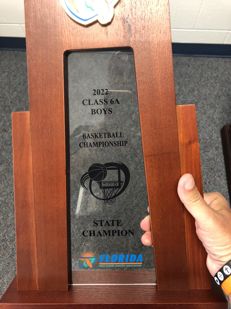 The celebration begins (continues?) tomorrow with our amazing student body. The Class 6A Boys Basketball State Championship Trophy will be at all lunches tomorrow. Students will be allowed to get their picture taken during their lunch tomorrow. More celebrations coming…
