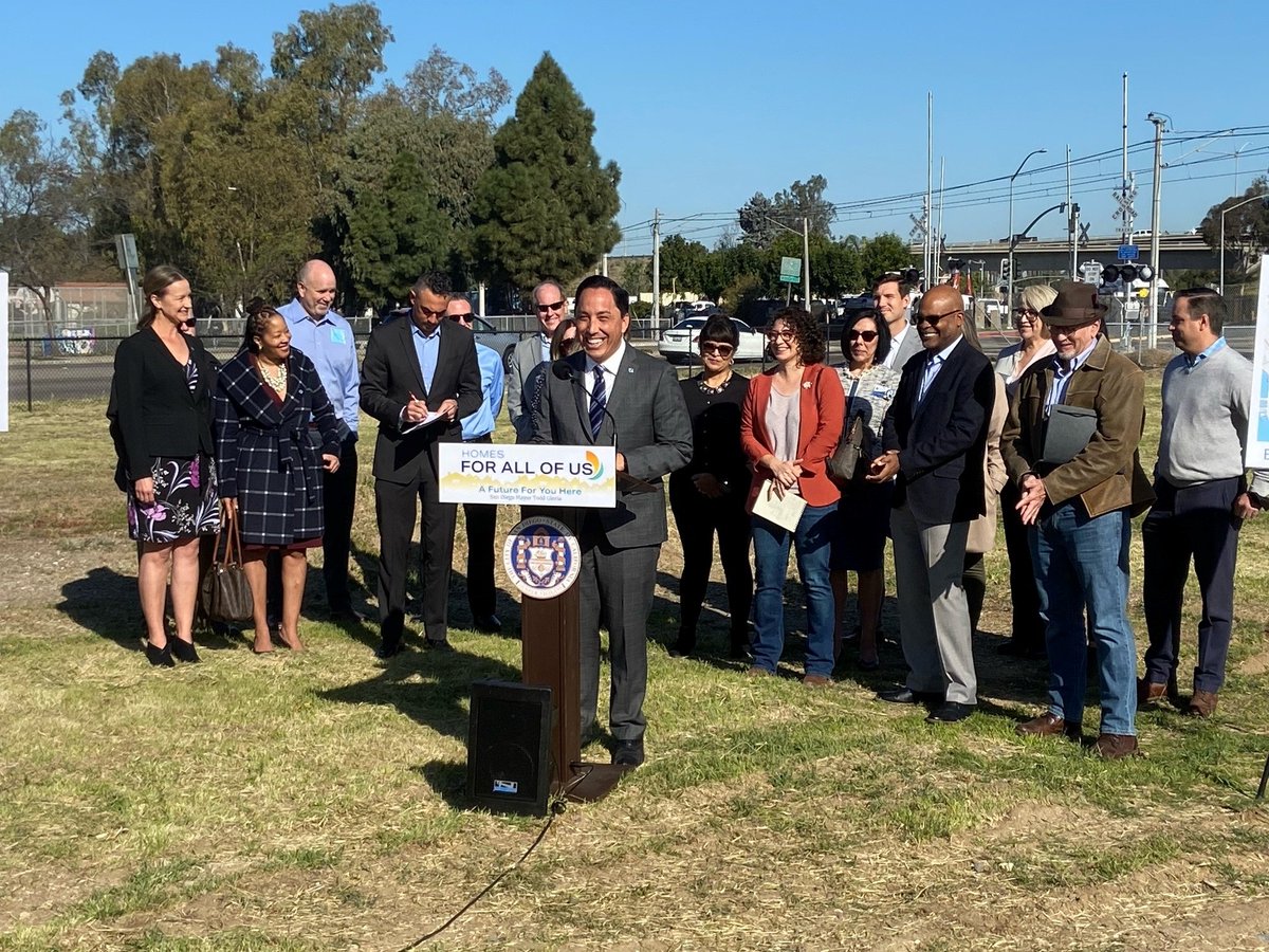 MayorToddGloria's tweet photo. Today we announced #BridgetoHome, which provides partial financing for affordable housing projects. The first $32M will fund 7 projects across the city that provide 662 homes--a third of them supportive housing. #ForAllofUs   
https://t.co/jsb3Rymjdl https://t.co/bjPt9yHVP7