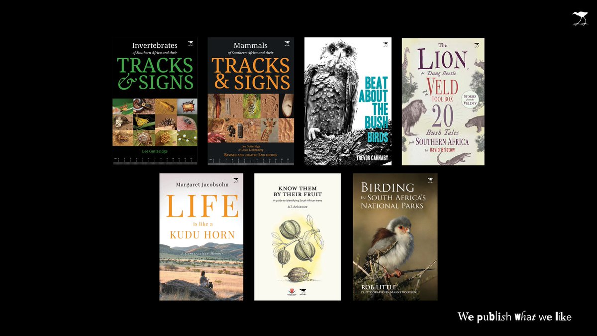 JacanaMedia's tweet photo. We have an amazing selection of Natural History titles from top experts/authors in their respective fields. Go on, have a look at our catalogue here: https://t.co/bdFM7eJ6LW
50% discount
Discount code: BIRTHDAY50
#FreeDeliveryinSA
#JacanaBirthdaySale https://t.co/TGaUzyqjRs