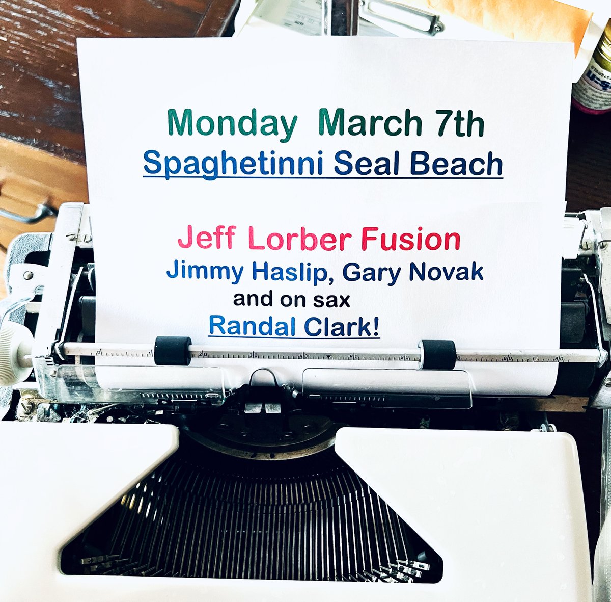 Jeff Lorber (@jefflorber) on Twitter photo 