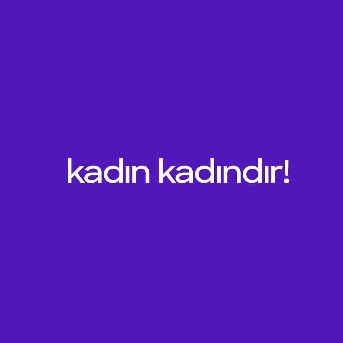 Kadın kadındır!
Kadına yaptığın her benzetme ayrımcılıktır. 

#8martdünyakadınlargünü