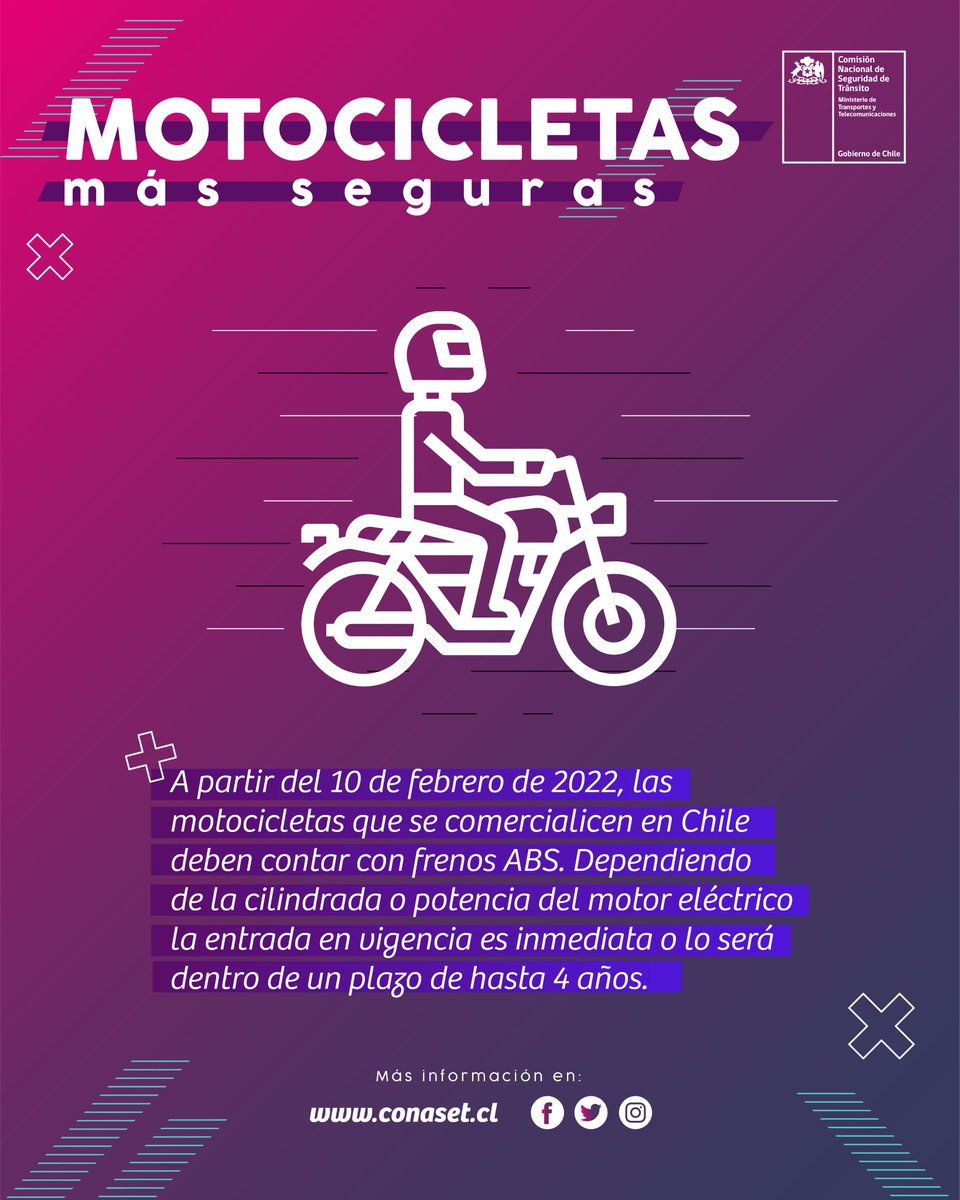 Conaset - Seguridad Vial de Chile tweet media