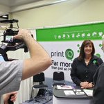 Image for the Tweet beginning: Linda Pollard from @printIQGlobal gets